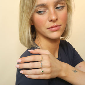 Tara London Blue Topaz ring | 9K